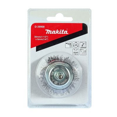 แปรงลวดถ้วยมีแกน MAKITA รุ่น D-39908 ขนาด 38 มม.