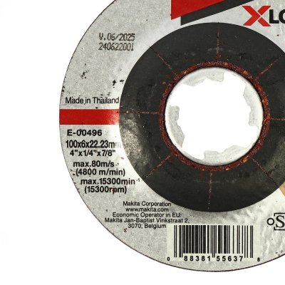 แผ่นเจียรสแตนเลส MAKITA 4X6/5X6 มม. WA36N แดง รุ่น MP003452E