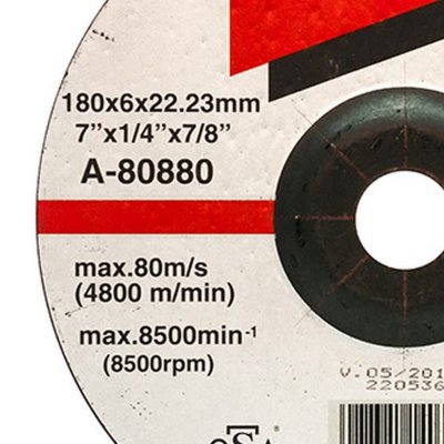 แผ่นเจียรสแตนเลส MAKITA 7X6 มม. WA36N แดง รุ่น MP003450