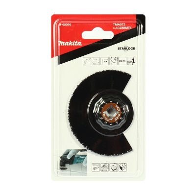 ใบคาร์ไบด์ #40 โค้ง MAKITA 85MM (ดำ) รุ่น TMA072