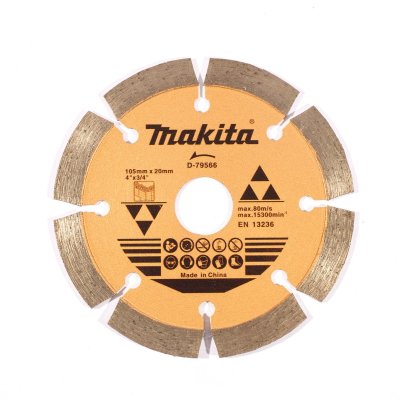 ใบตัดเพชร 4" ตัดคอนกรีต (น้ำ/แห้ง) MAKITA รุ่น D-79566