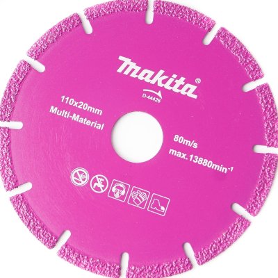 ใบตัดเพชร 4" ตัดวัสดุอเนกประสงค์ (แห้ง) สีม่วง MAKITA รุ่น D-44426