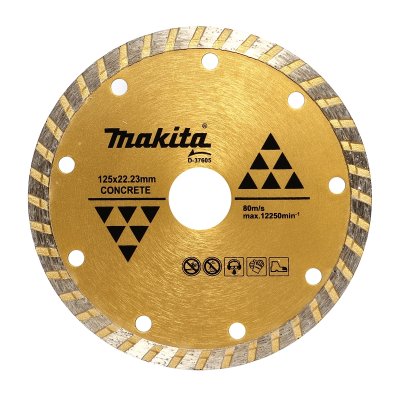 ใบตัดเพชร 5"/7"/9" แบบก้างปลา ตัดทน เกรด 2 ดาว MAKITA รุ่น D-37605