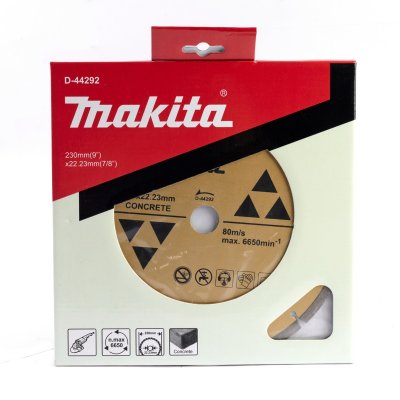 ใบตัดเพชร 9" (230มม.) แบบร่อง ตัดทน เกรด 2 ดาว MAKITA รุ่น D-37580 (เทียบเท่า D44292)