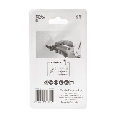 ใบตัดเหลี่ยมไม้ MAKITA HCS ระบบ Starlock รุ่น TMA050 (24X50/32X50/65X40 มม.)