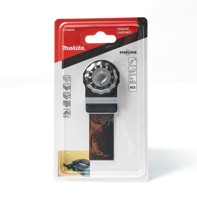 ใบตัดเหลี่ยมไม้ MAKITA HCS ระบบ Starlock รุ่น TMA050 (24X50/32X50/65X40 มม.)