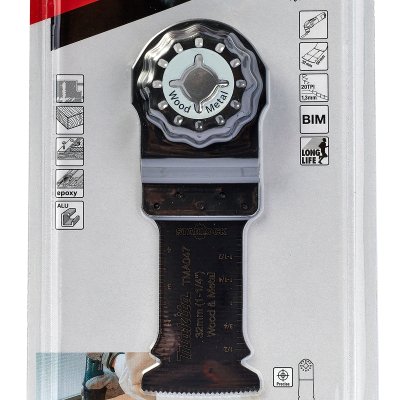 ใบตัดเหลี่ยมไม้/ตะปู MAKITA BI-M ระบบ Starlock รุ่น TMA047 (32X50/65X40 มม.)