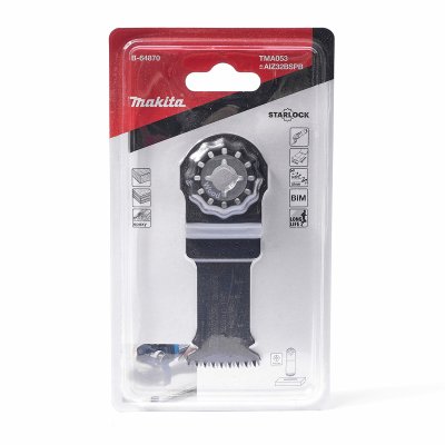 ใบตัดเหลี่ยมไม้เนื้อแข็ง MAKITA BI-M ระบบ Starlock รุ่น TMA053 (32X50 มม.)