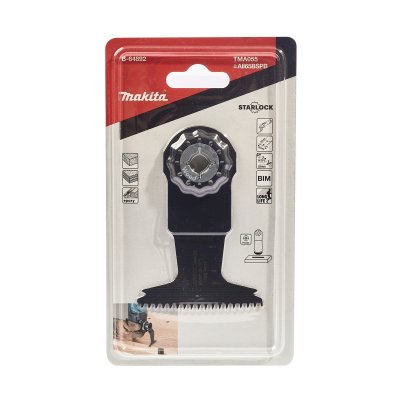 ใบตัดเหลี่ยมไม้เนื้อแข็ง MAKITA BI-M ระบบ Starlock รุ่น TMA055 (65X40 มม.)