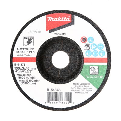 ใบเจียร์กระจก/หิน MAKITA 4" เกรด GC120 รุ่น B-51378