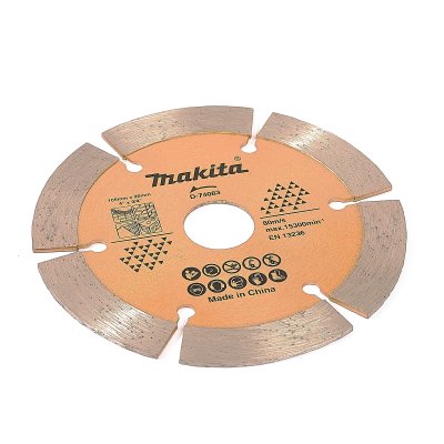 ใบเพชรตัดคอนกรีต ร่อง (น้ำ-แห้ง) 3 ดาว 4/5 นิ้ว MAKITA รุ่น D-74083