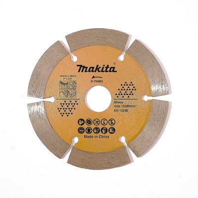 ใบเพชรตัดคอนกรีต ร่อง (น้ำ-แห้ง) 3 ดาว 4/5 นิ้ว MAKITA รุ่น D-74083