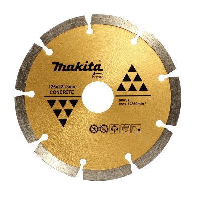 ใบเพชรตัดคอนกรีต ร่อง-แห้ง ตัดทน 2 ดาว 5 นิ้ว MAKITA รุ่น D-37568