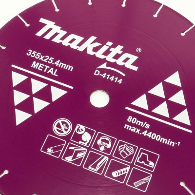 ใบเพชรตัดโลหะ 14 นิ้ว สำหรับแท่นตัด 14 นิ้ว MAKITA รุ่น D-41414