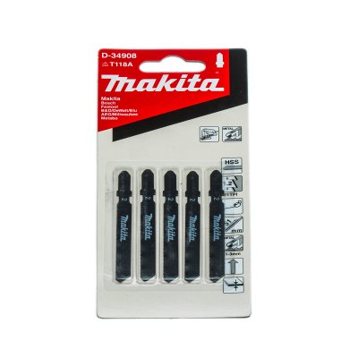 ใบเลื่อยจิ๊กซอ T118A MAKITA รุ่น MP000417 (5 ใบ/แพ็ค)