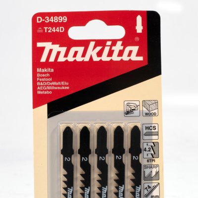 ใบเลื่อยจิ๊กซอ T244D MAKITA รุ่น MP000416C (5 ใบ/แพ็ค)