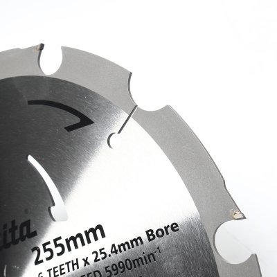 ใบเลื่อยฟันเพชร PCD MAKITA ตัด FIBER CEMENT 10"(255MM) 6T