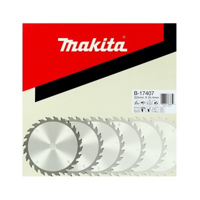 ใบเลื่อยวงเดือนคาร์ไบด์ MAKITA 14นิ้ว 120ฟัน รุ่น B-17407
