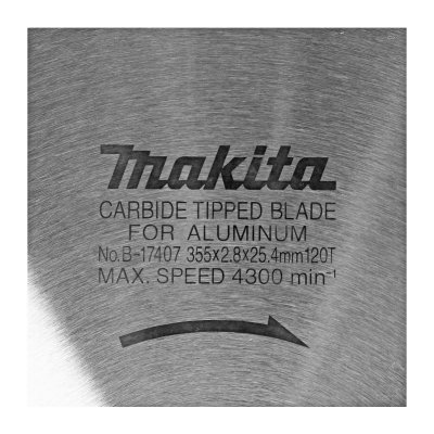 ใบเลื่อยวงเดือนคาร์ไบด์ MAKITA 14นิ้ว 120ฟัน รุ่น B-17407