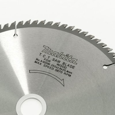 ใบเลื่อยวงเดือนคาร์ไบด์ตัดไม้ MAKITA รุ่น A-82286 ขนาด 10 นิ้ว 80 ฟัน