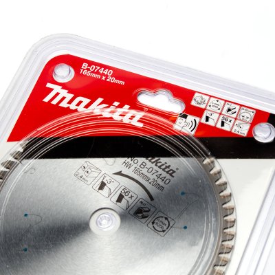 ใบเลื่อยวงเดือนตัดอลูมิเนียม MAKITA ขนาด 6 นิ้ว 56 ฟัน สำหรับ SP6000