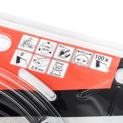 ใบเลื่อยวงเดือนตัดอลูมิเนียม MAKITA รุ่น A-81614 ขนาด 10 นิ้ว 100 ฟัน