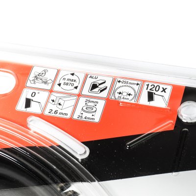 ใบเลื่อยวงเดือนตัดอลูมิเนียม MAKITA รุ่น A-81620 ขนาด 10 นิ้ว 120 ฟัน