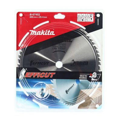 ใบเลื่อยวงเดือนตัดไม้ MAKITA EFFICUT รุ่น B-67452 ขนาด 12 นิ้ว 60-100 ฟัน