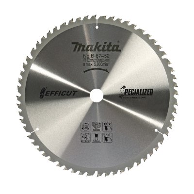 ใบเลื่อยวงเดือนตัดไม้ MAKITA EFFICUT รุ่น B-67452 ขนาด 12 นิ้ว 60-100 ฟัน
