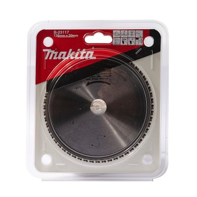 ใบเลื่อยวงเดือนสแตนเลส 136 มม. 56 ฟัน MAKITA รุ่น MPB-23117
