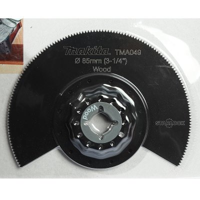 ใบเลื่อยโค้งตัดไม้ MAKITA HCS ระบบ Starlock รุ่น TMA049 (85 มม.)