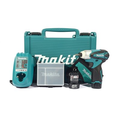 ไขควงกระแทกไร้สาย MAKITA 10.8V พร้อมแบต 2 ก้อน มีไฟ LED รุ่น TD090DWE