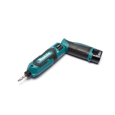 ไขควงกระแทกไร้สาย MAKITA 7.2V แรงบิด 25 นิวตันเมตร พร้อมแบต 2 ก้อน รุ่น TD022DSE
