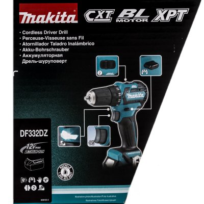 ไขควงไร้สาย MAKITA 12VMAX BL ตัวเปล่า รุ่น DF332DZ