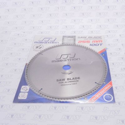 ใบเลื่อยวงเดือนตัดอลูมิเนียม ขนาด 10" (255MM) 100T/120T MARATHON รุ่น M312-0030