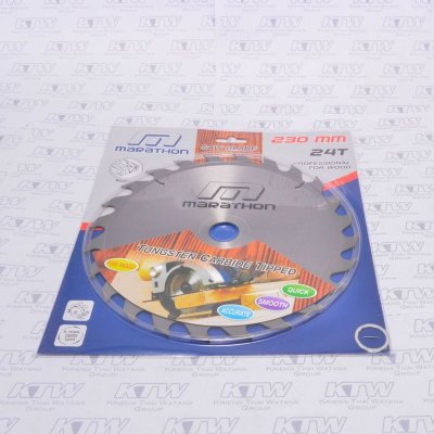 ใบเลื่อยวงเดือนตัดไม้ ขนาด 9 นิ้ว (230MM) 24T/30T/40T/60T MARATHON รุ่น M312-0022