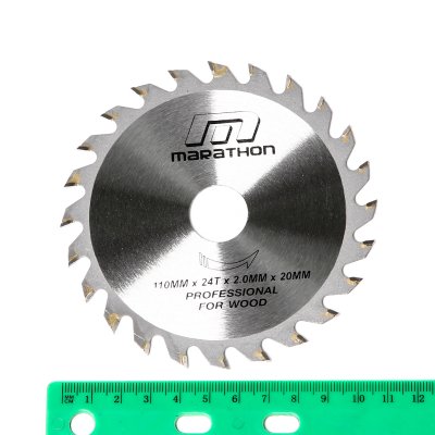 ใบเลื่อยวงเดือนตัดไม้ ขนาด 4 นิ้ว (110MM) 24T/30T/40T MARATHON รุ่น M312-0010