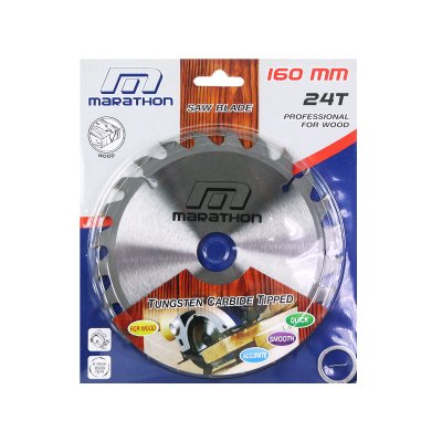 ใบเลื่อยวงเดือนตัดไม้ ขนาด 6 นิ้ว (160MM) 24T/30T/40T MARATHON รุ่น M312-0013