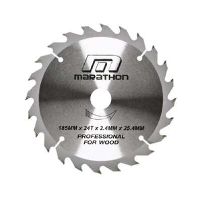 ใบเลื่อยวงเดือนตัดไม้ ขนาด 7 นิ้ว (185MM) 24T/30T/40T/60T MARATHON รุ่น M312-0016