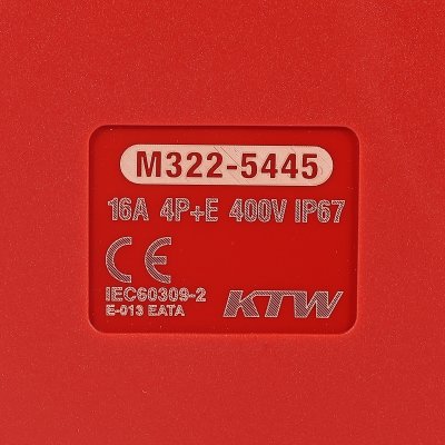 ปลั๊กตัวเมีย MARATHON 4P+E IP67 400V 16A-6H รุ่น M322-5445