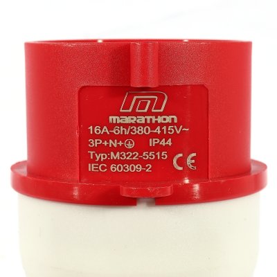 ปลั๊กตัวผู้ MARATHON 3P+N+E IP44 380V (16A/32A) รุ่น M322-5515