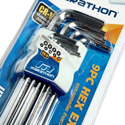 ชุดประแจแอลหกเหลี่ยม ก้านยาวพิเศษ MARATHON รุ่น M322-2240 9 ชิ้น
