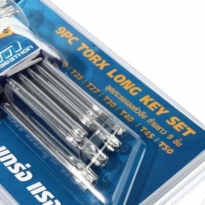 ชุดประแจแอลหัวจีบ (Torx) ก้านยาว MARATHON รุ่น M322-2264 9 ชิ้น (มม.)