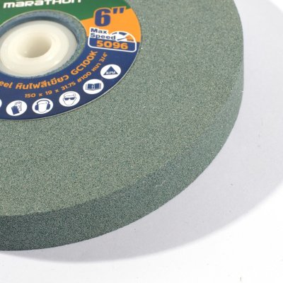หินไฟ หนา (สีเขียว) MARATHON เบอร์ 100/120 (6"/10")