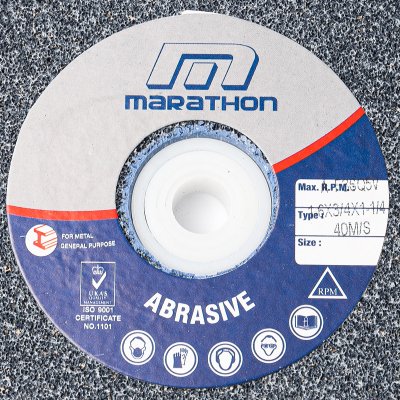 หินไฟ หนา (สีเทา) MARATHON เบอร์ 36/60 (6"/10")