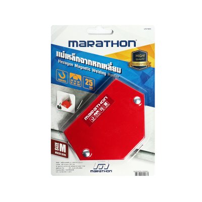 แม่เหล็กจับฉากหกเหลี่ยม MARATHON ขนาด 3-3/4x2-1/2 นิ้ว รับน้ำหนัก 11 กก. รุ่น M328-5115