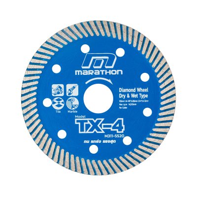 ใบเพชรตัดกระเบื้อง MARATHON รุ่น TX-4 ขนาด 4 นิ้ว หนา 1.2 มม.