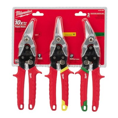 กรรไกรตัดสังกะสี MILWAUKEE Aviation Snips รุ่น 48-22-4533