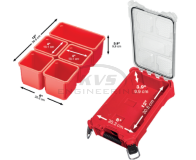 กล่องอุปกรณ์ช่าง MILWAUKEE PACKOUT Compact Organizer รุ่น 48-22-8435