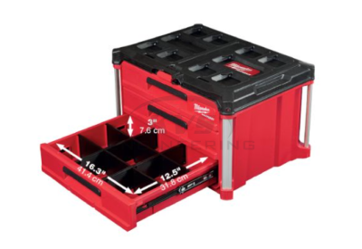 กล่องเครื่องมือ MILWAUKEE PACKOUT 3 ลิ้นชัก รุ่น 48-22-8443
